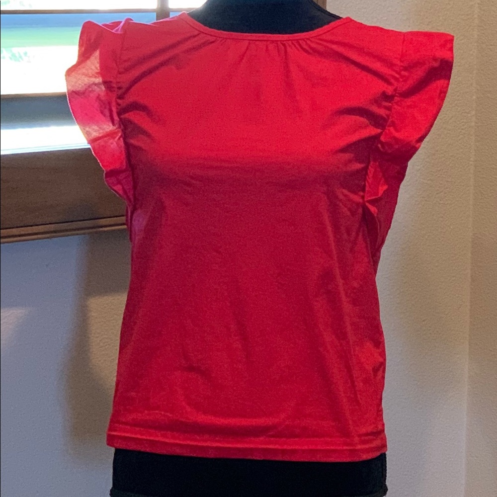 Girls Red L Kate Spade top